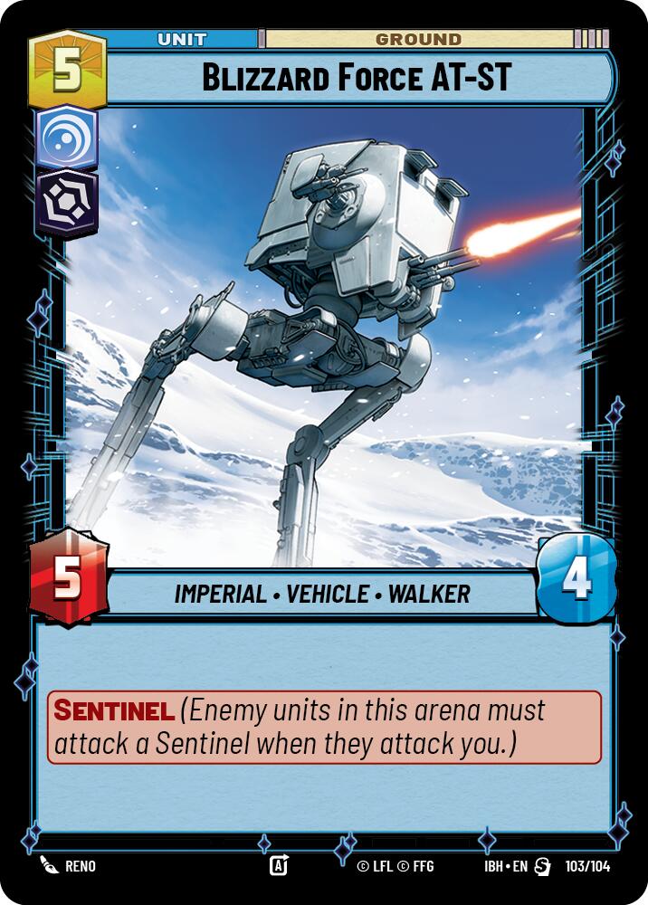 Blizzard Force AT-ST (103/104) (103/104) [Intro Battle: Hoth] - The Mythic Store | 24h Order Processing
