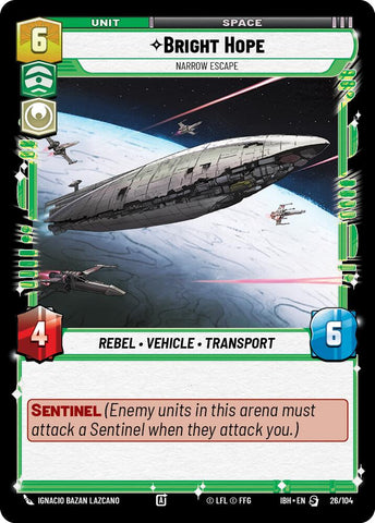 Bright Hope (26/104) - Narrow Escape (26/104) [Intro Battle: Hoth] - The Mythic Store | 24h Order Processing