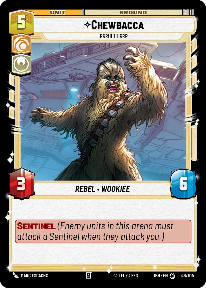 Chewbacca (46/104) - Rrruuuurrr (46/104) [Intro Battle: Hoth] - The Mythic Store | 24h Order Processing