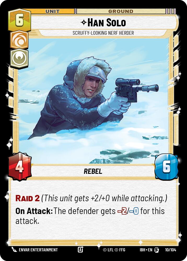 Han Solo (10/104) - Scruffy-Looking Nerf Herder (10/104) [Intro Battle: Hoth] - The Mythic Store | 24h Order Processing