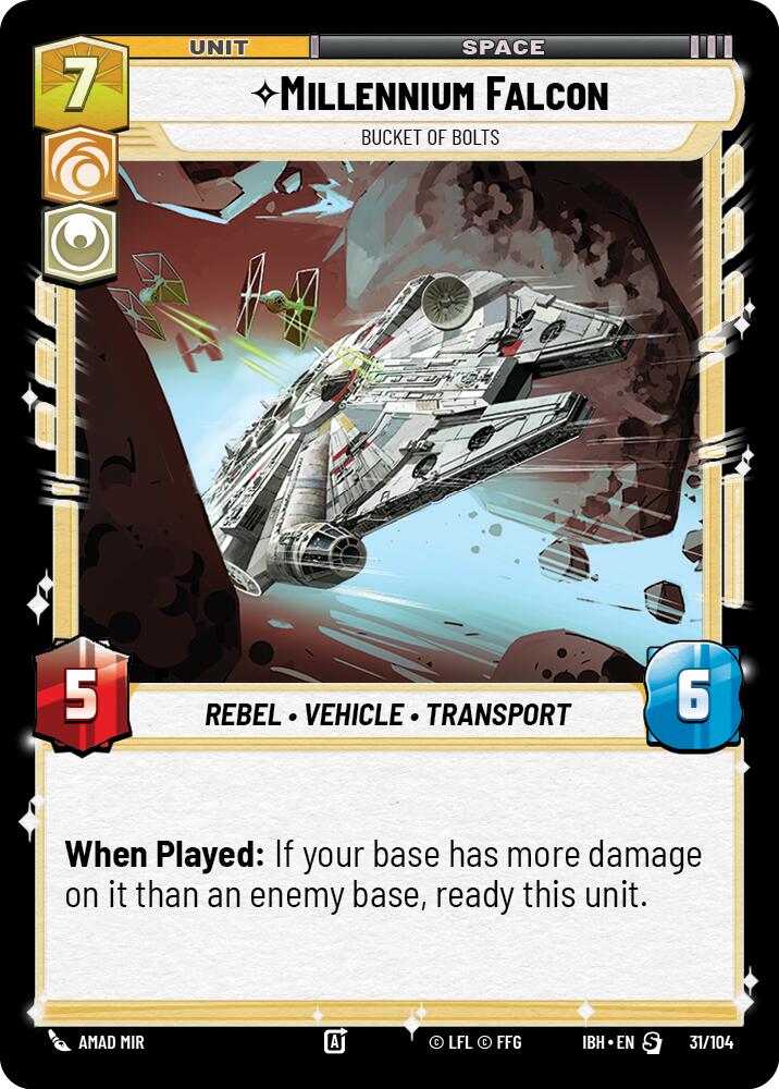 Millennium Falcon (31/104) - Bucket of Bolts (31/104) [Intro Battle: Hoth] - The Mythic Store | 24h Order Processing