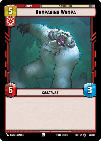 Rampaging Wampa (76/104) (76/104) [Intro Battle: Hoth] - The Mythic Store | 24h Order Processing