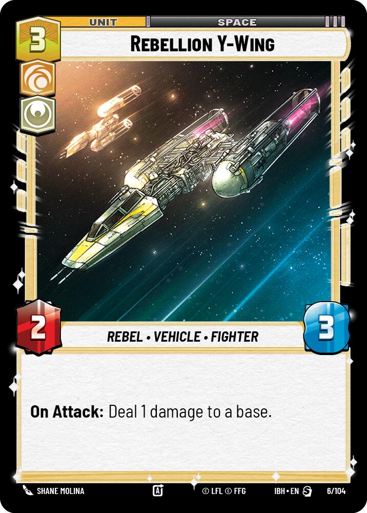 Rebellion Y-Wing (6/104) (6/104) [Intro Battle: Hoth] - The Mythic Store | 24h Order Processing