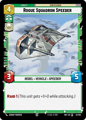 Rogue Squadron Speeder (34/104) (34/104) [Intro Battle: Hoth] - The Mythic Store | 24h Order Processing