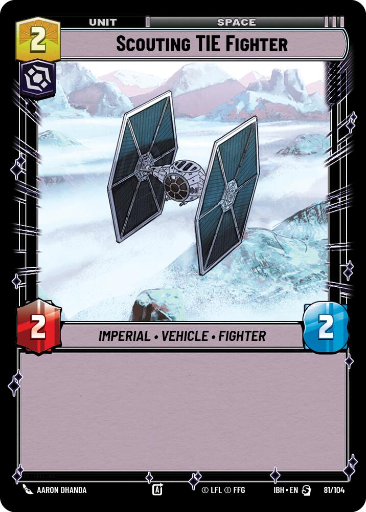Scouting TIE Fighter (81/104) (81/104) [Intro Battle: Hoth] - The Mythic Store | 24h Order Processing