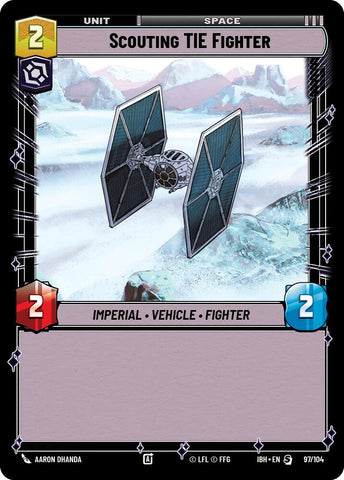 Scouting TIE Fighter (97/104) (97/104) [Intro Battle: Hoth] - The Mythic Store | 24h Order Processing