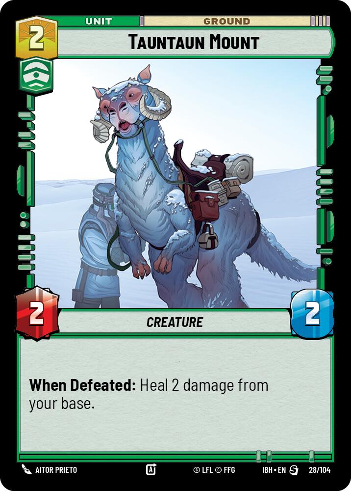 Tauntaun Mount (28/104) (28/104) [Intro Battle: Hoth] - The Mythic Store | 24h Order Processing