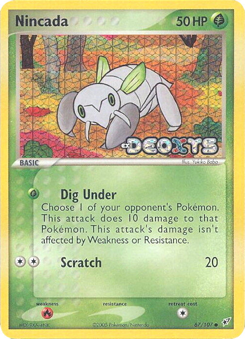 Nincada (67/107) (Stamped) [EX: Deoxys] - The Mythic Store | 24h Order Processing