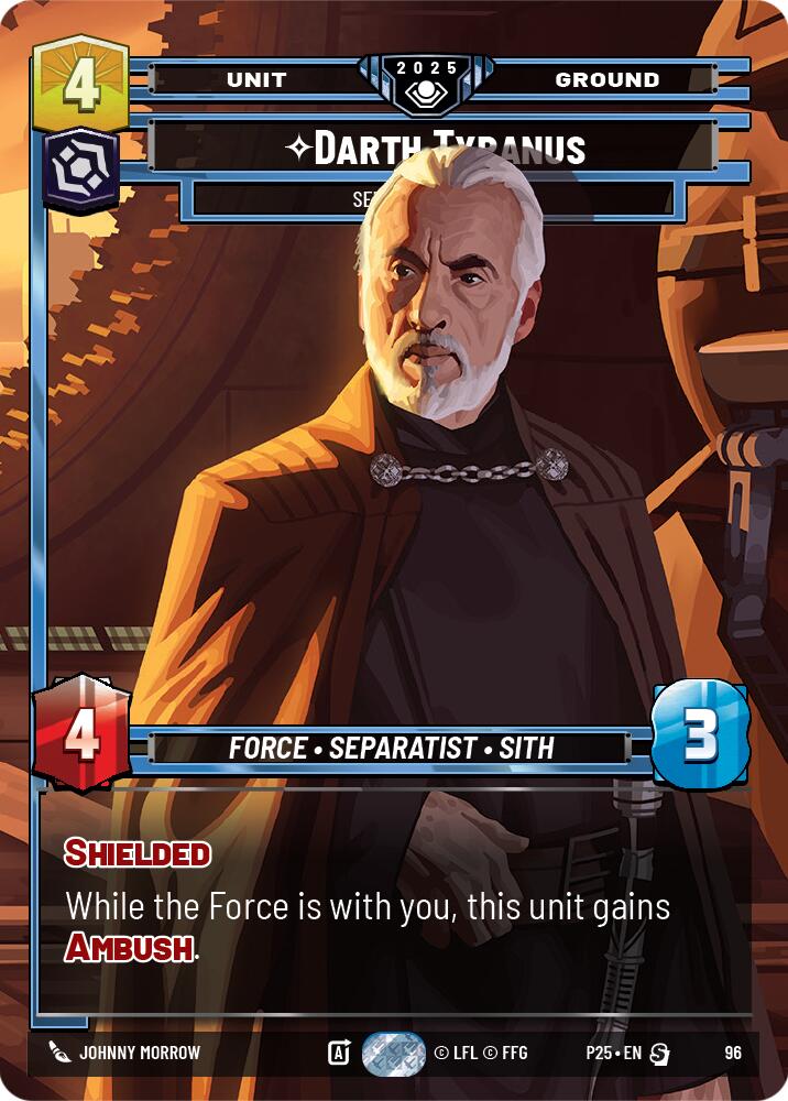 Darth Tyranus (96) - Servant of Sidious (96) [Organized Play Promos] - The Mythic Store | 24h Order Processing