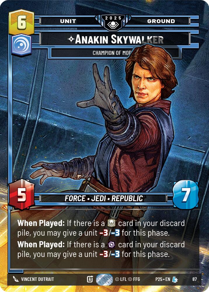 Anakin Skywalker (87) - Champion of Mortis (87) [Organized Play Promos] - The Mythic Store | 24h Order Processing
