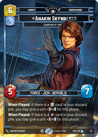 Anakin Skywalker (87) - Champion of Mortis (87) [Organized Play Promos] - The Mythic Store | 24h Order Processing