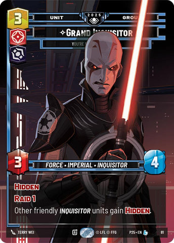 Grand Inquisitor (81) - You're Right to Be Afraid (81) [Organized Play Promos] - The Mythic Store | 24h Order Processing