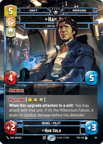 Han Solo (93) - Has His Moments (93) [Organized Play Promos] - The Mythic Store | 24h Order Processing