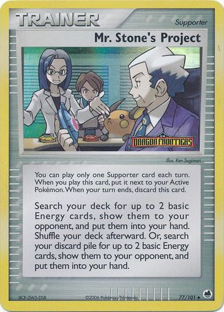 Mr. Stone's Project (77/101) (Stamped) [EX: Dragon Frontiers] - The Mythic Store | 24h Order Processing