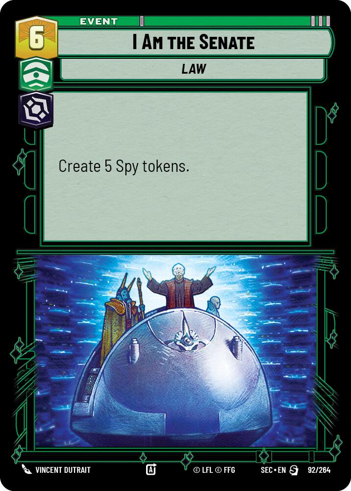I Am the Senate (92/264) (92/264) [Secrets of Power] - The Mythic Store | 24h Order Processing