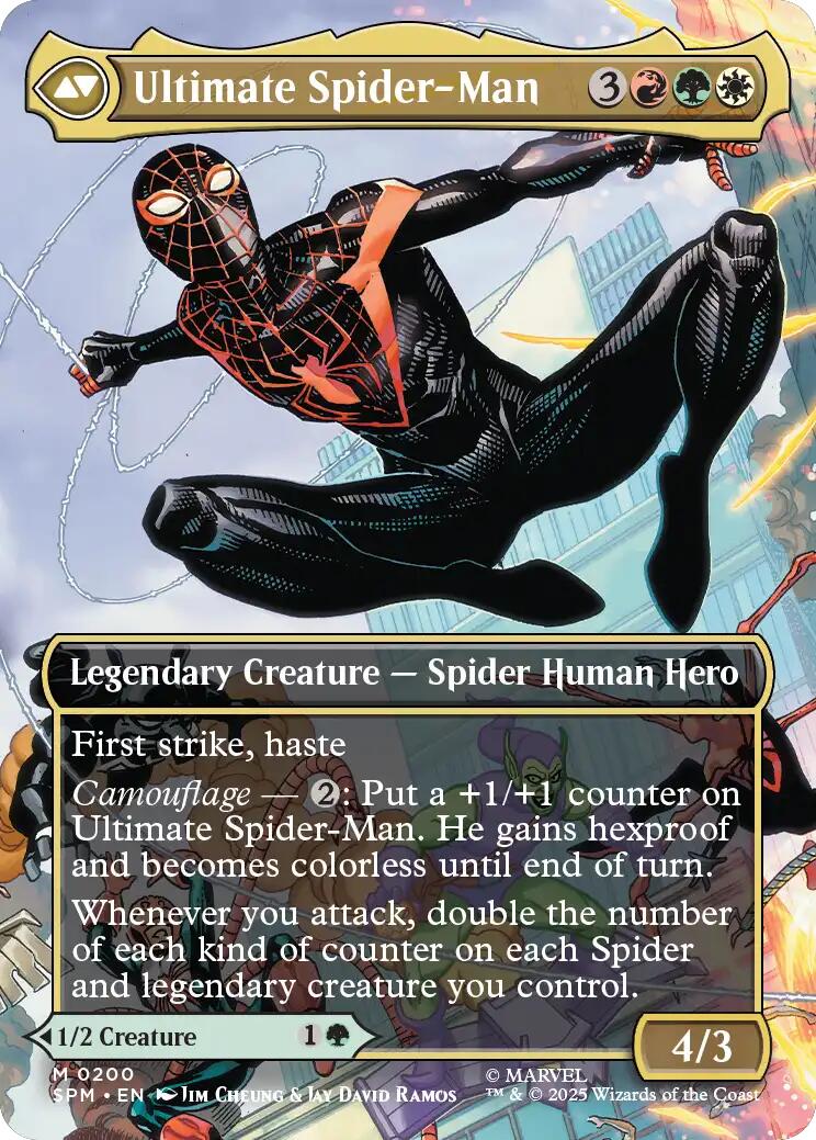 Miles Morales (0200) (Borderless) [Marvel's Spider-Man] - The Mythic Store | 24h Order Processing