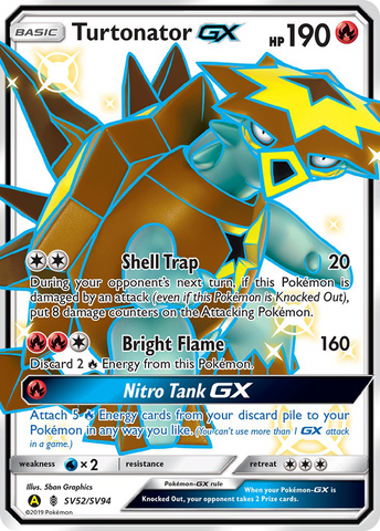 Turtonator GX (SV52/SV94) [Sun & Moon: Hidden Fates - Shiny Vault] - The Mythic Store | 24h Order Processing