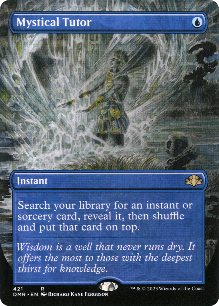 Mystical Tutor (Borderless Alternate Art) [Dominaria Remastered] - The Mythic Store | 24h Order Processing