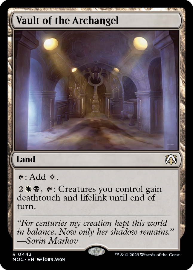 Vault of the Archangel [March of the Machine Commander] - The Mythic Store | 24h Order Processing