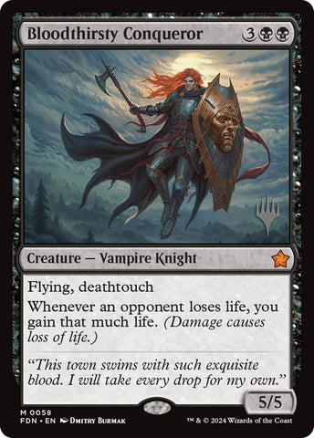 Bloodthirsty Conqueror (Promo Pack) [Foundations Promos] - The Mythic Store | 24h Order Processing