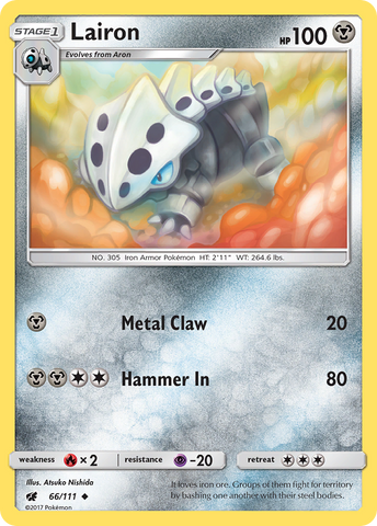 Lairon (66/111) [Sun & Moon: Crimson Invasion] - The Mythic Store | 24h Order Processing
