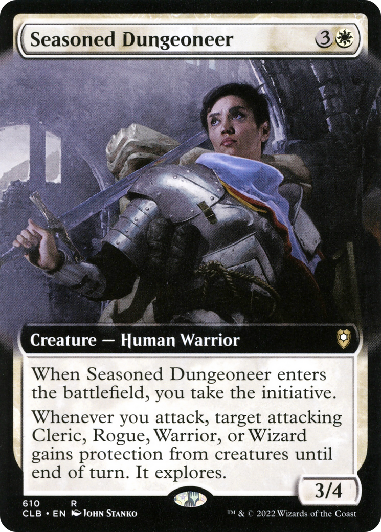 Seasoned Dungeoneer (Extended Art) [Commander Legends: Battle for Baldur's Gate] - The Mythic Store | 24h Order Processing