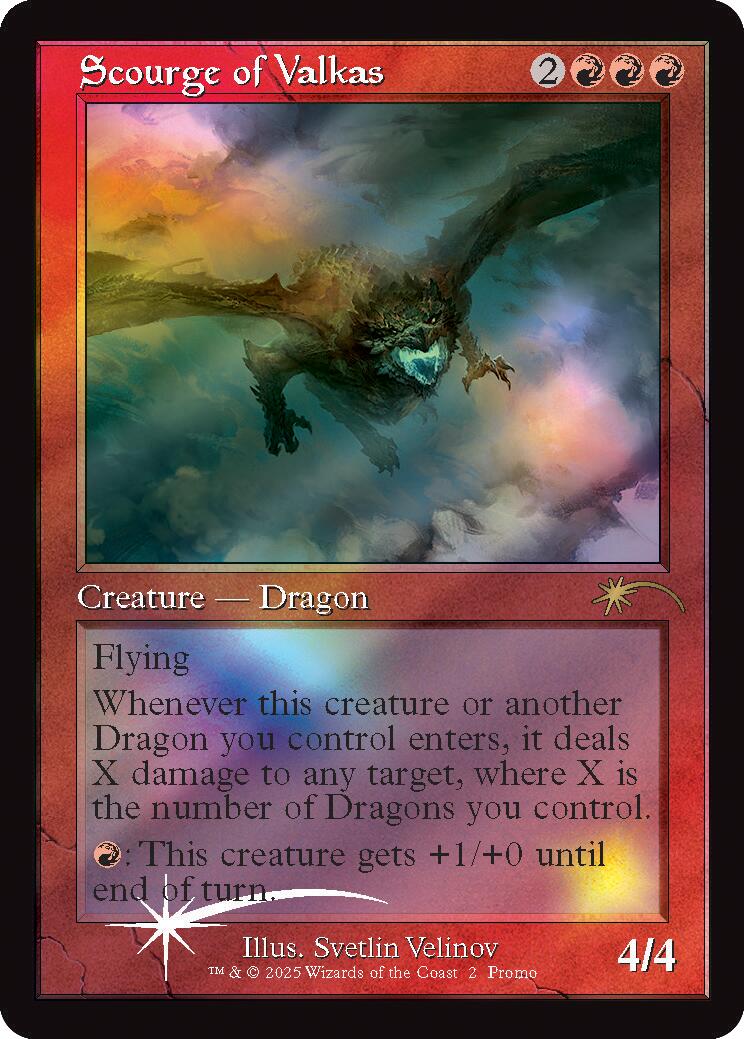 Scourge of Valkas (Retro Frame) [MagicFest 2024] - The Mythic Store | 24h Order Processing