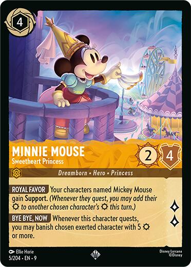 Minnie Mouse - Sweetheart Princess (5/204) [Fabled] - The Mythic Store | 24h Order Processing
