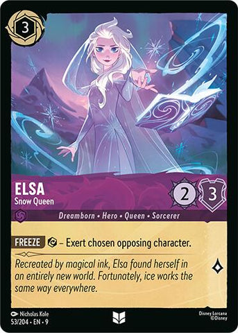 Elsa - Snow Queen (53/204) [Fabled] - The Mythic Store | 24h Order Processing