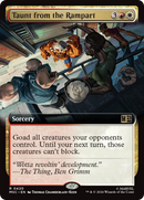 Taunt from the Rampart (Extended Art) [Marvel Super Heroes Commander] - The Mythic Store | 24h Order Processing
