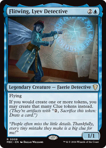 Flitwing, Lyev Detective [Mystery Booster: Commander Edition] - The Mythic Store | 24h Order Processing