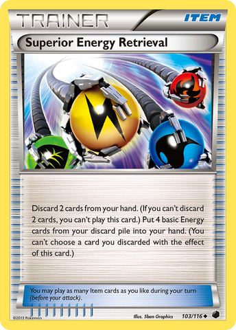 Superior Energy Retrieval (103/116) [Black & White: Plasma Freeze] - The Mythic Store | 24h Order Processing