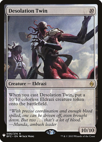 Desolation Twin [The List] - The Mythic Store | 24h Order Processing