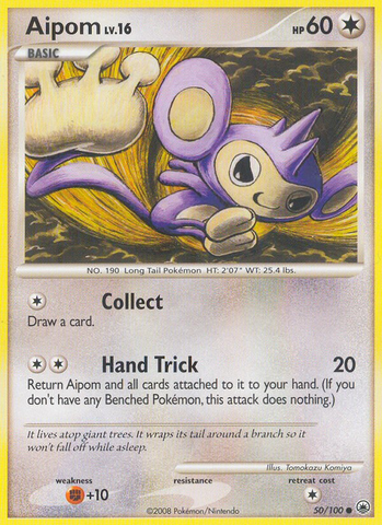 Aipom (50/100) [Diamond & Pearl: Majestic Dawn] - The Mythic Store | 24h Order Processing