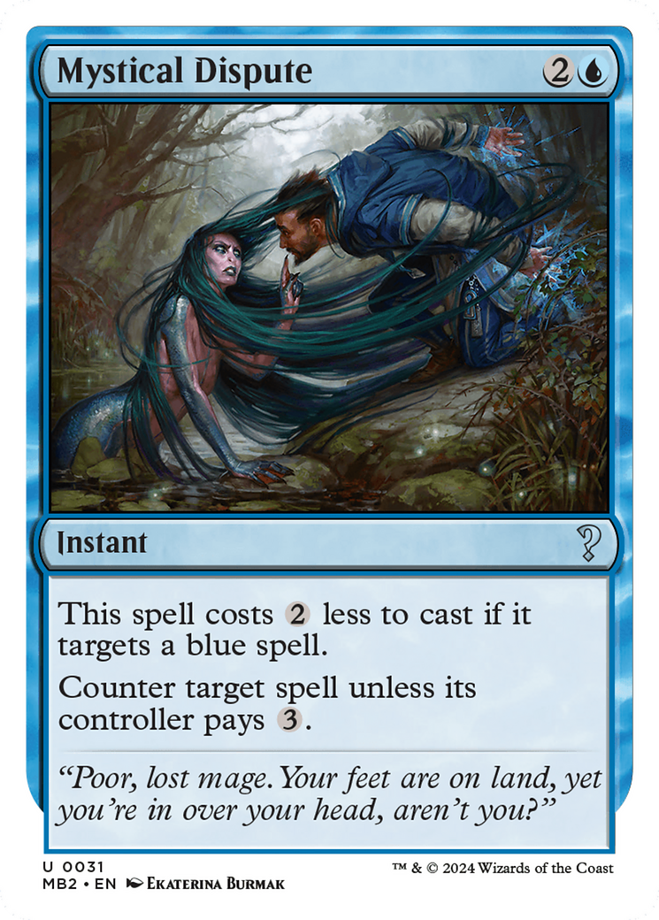Mystical Dispute (White Border) [Mystery Booster 2] - The Mythic Store | 24h Order Processing