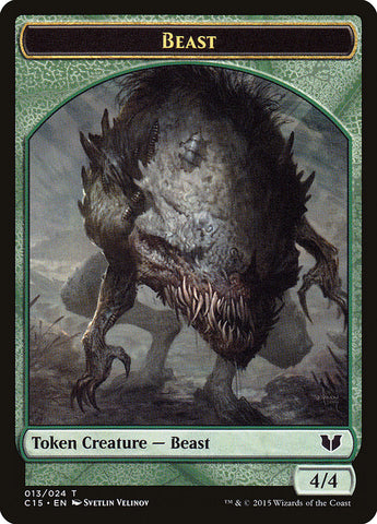 Beast // Snake (017) Double-Sided Token [Commander 2015 Tokens] - The Mythic Store | 24h Order Processing