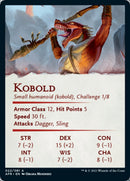 Kobold Art Card (Gold-Stamped Signature) [Dungeons & Dragons: Adventures in the Forgotten Realms Art Series] - The Mythic Store | 24h Order Processing