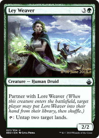 Ley Weaver [Battlebond Prerelease Promos] - The Mythic Store | 24h Order Processing