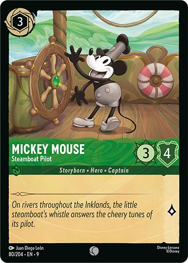 Mickey Mouse - Steamboat Pilot (80/204) [Fabled] - The Mythic Store | 24h Order Processing
