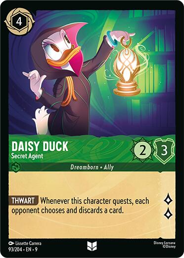 Daisy Duck - Secret Agent (93/204) [Fabled] - The Mythic Store | 24h Order Processing