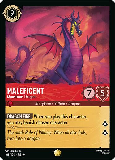 Maleficent - Monstrous Dragon (108/204) [Fabled] - The Mythic Store | 24h Order Processing