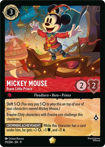 Mickey Mouse - Brave Little Prince (111/204) [Fabled] - The Mythic Store | 24h Order Processing