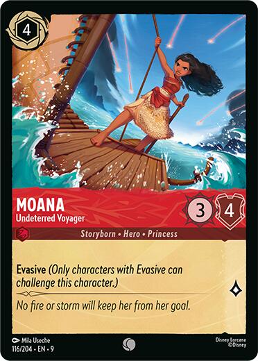 Moana - Undeterred Voyager (116/204) [Fabled] - The Mythic Store | 24h Order Processing