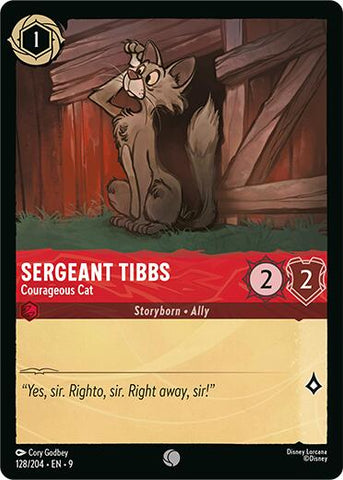 Sergeant Tibbs - Courageous Cat (128/204) [Fabled] - The Mythic Store | 24h Order Processing