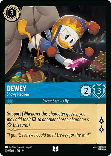 Dewey - Showy Nephew (139/204) [Fabled] - The Mythic Store | 24h Order Processing
