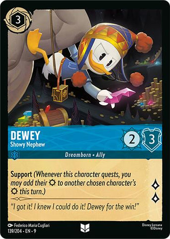 Dewey - Showy Nephew (139/204) [Fabled] - The Mythic Store | 24h Order Processing