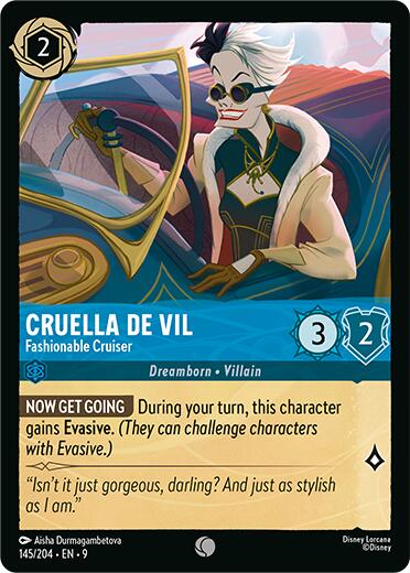 Cruella De Vil - Fashionable Cruiser (145/204) [Fabled] - The Mythic Store | 24h Order Processing