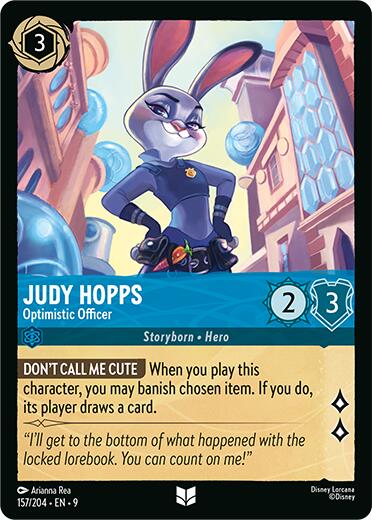 Judy Hopps - Optimistic Officer (157/204) [Fabled] - The Mythic Store | 24h Order Processing