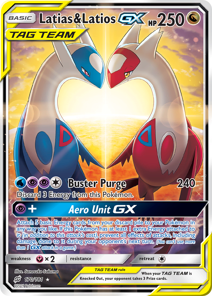 Latias & Latios GX (170/181) [Sun & Moon: Team Up] - The Mythic Store | 24h Order Processing