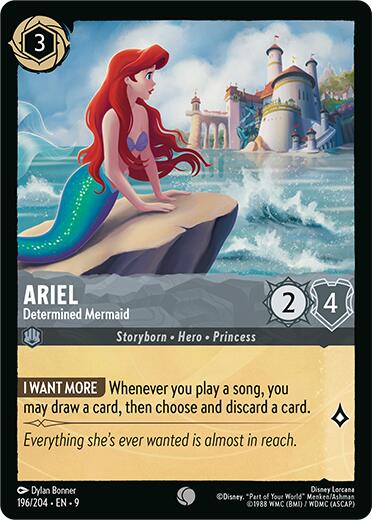 Ariel - Determined Mermaid (196/204) [Fabled] - The Mythic Store | 24h Order Processing